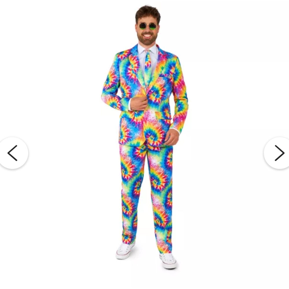 Tie Dye Suit Costume